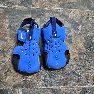 Nike Sunday Protect 2 Children 6C Water Sandal Shoes Blue